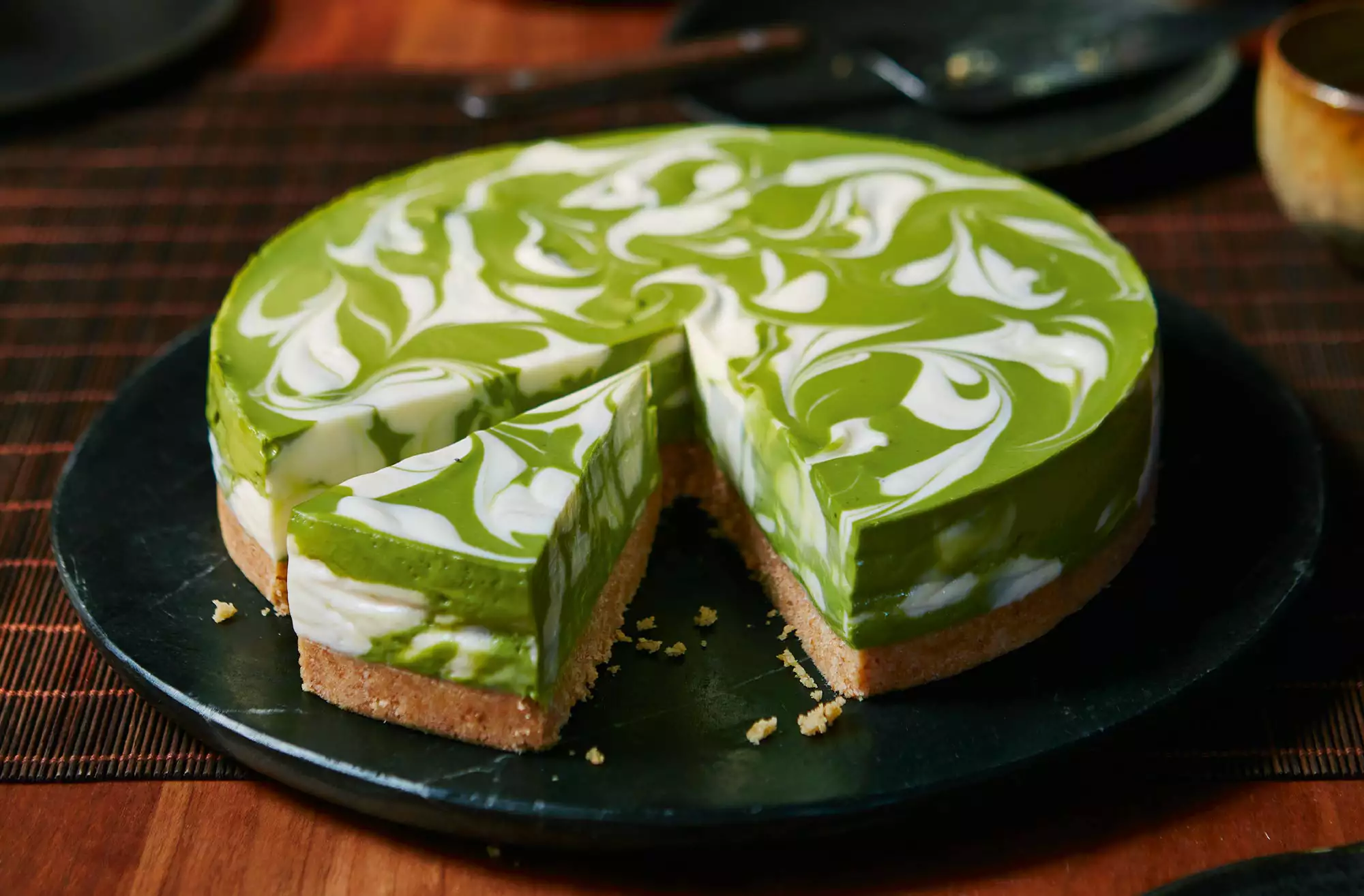 Matcha cheesecake