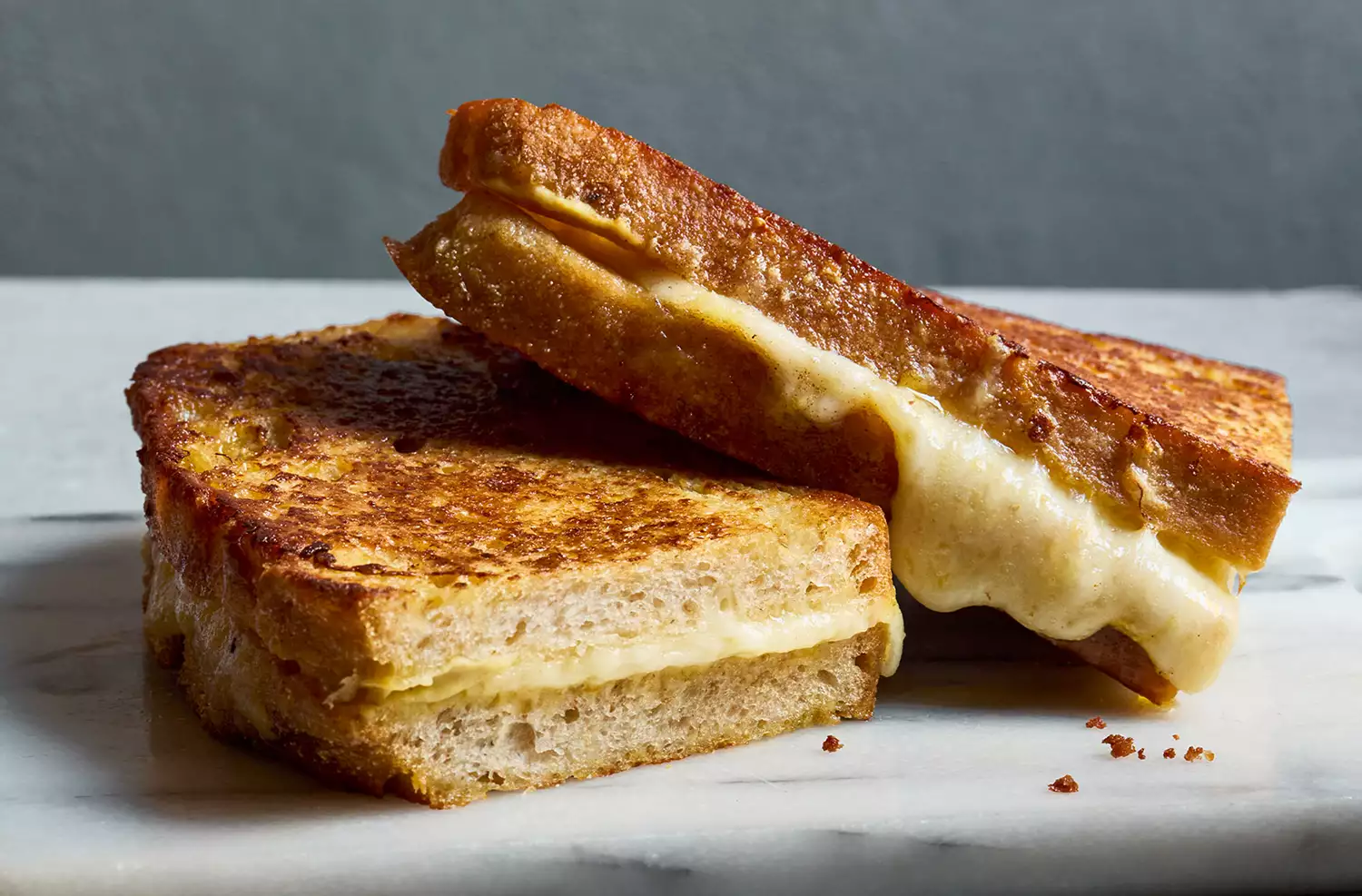 Eggy bread cheese toastie