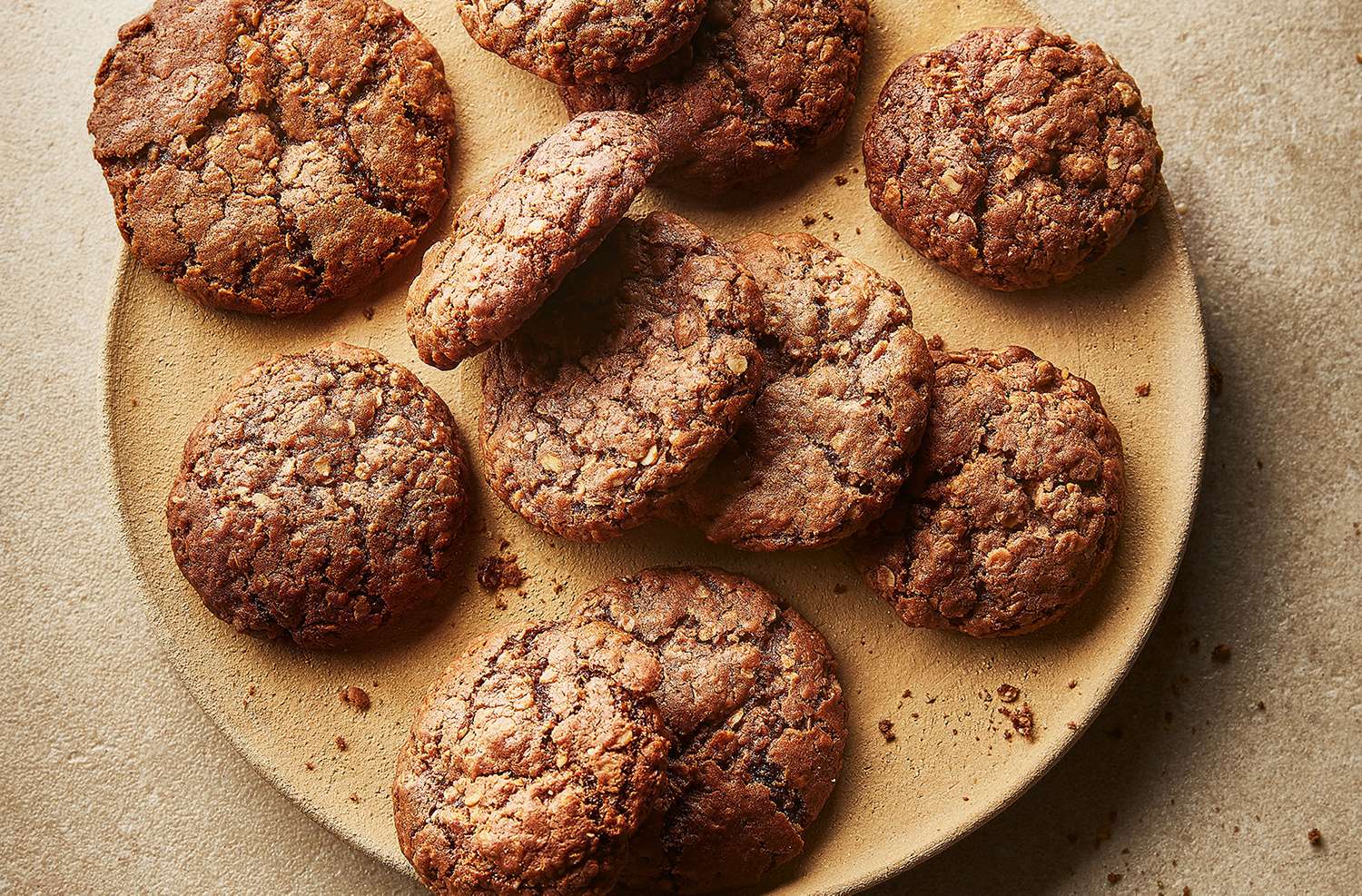 Chocolate oat cookies