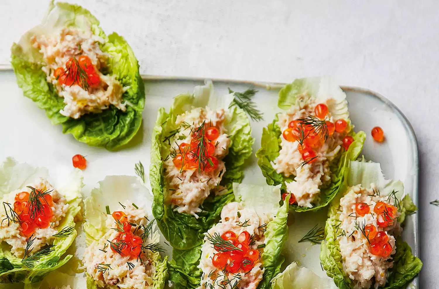 Lemony crab cups