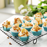 Fairtrade banoffee cupcakes