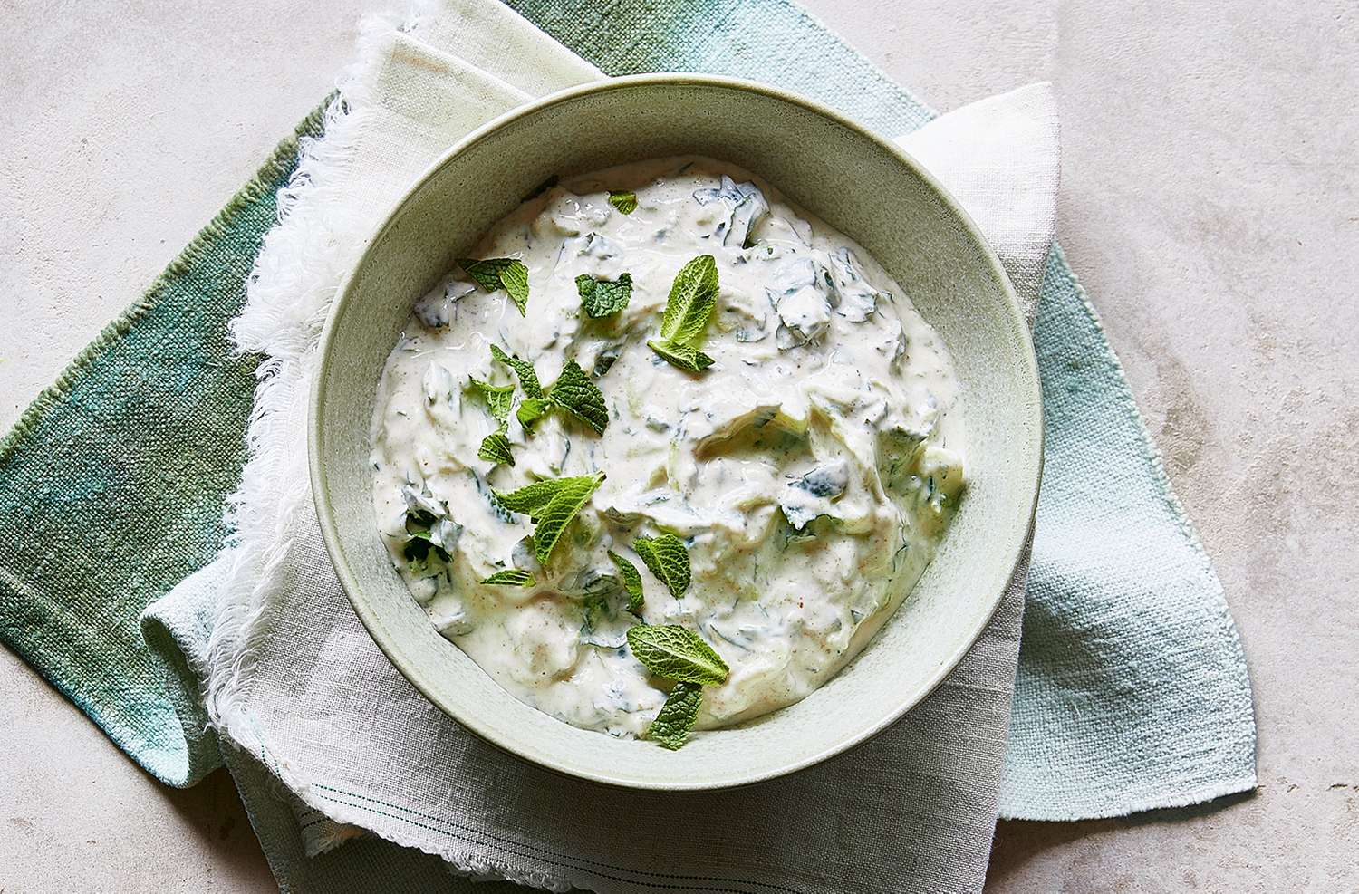 Cucumber mint raita