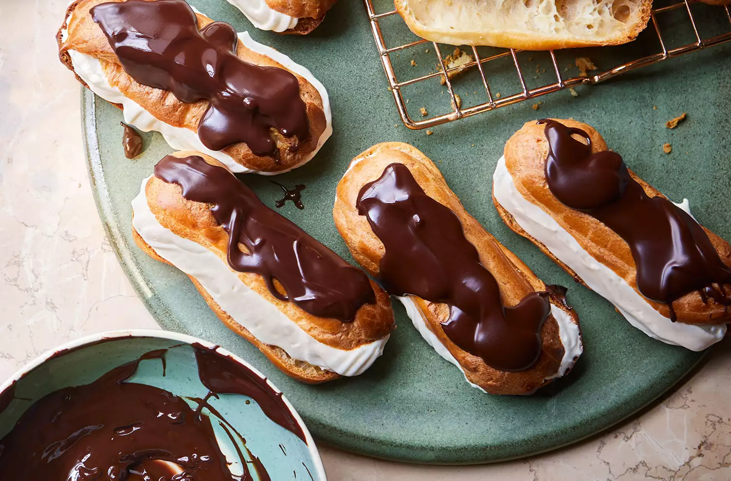 The best éclairs