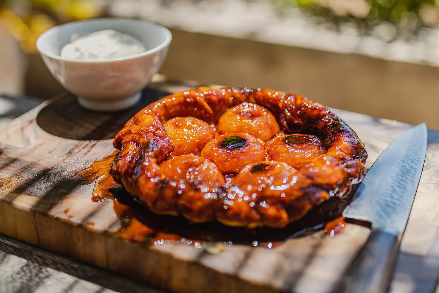 Apple tarte tatin